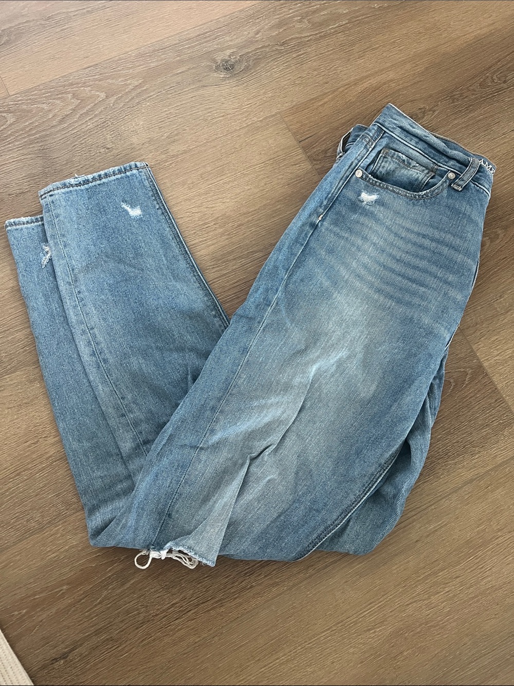 American Eagle Outfitters Light Blue Straight Leg Jeans